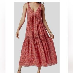 JOIE tiered bondi midi dress size XL